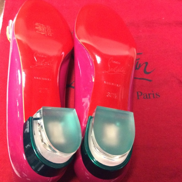 Christian Louboutin Pink Bibababy Mary Jane Pumps - Picture 8 of 8